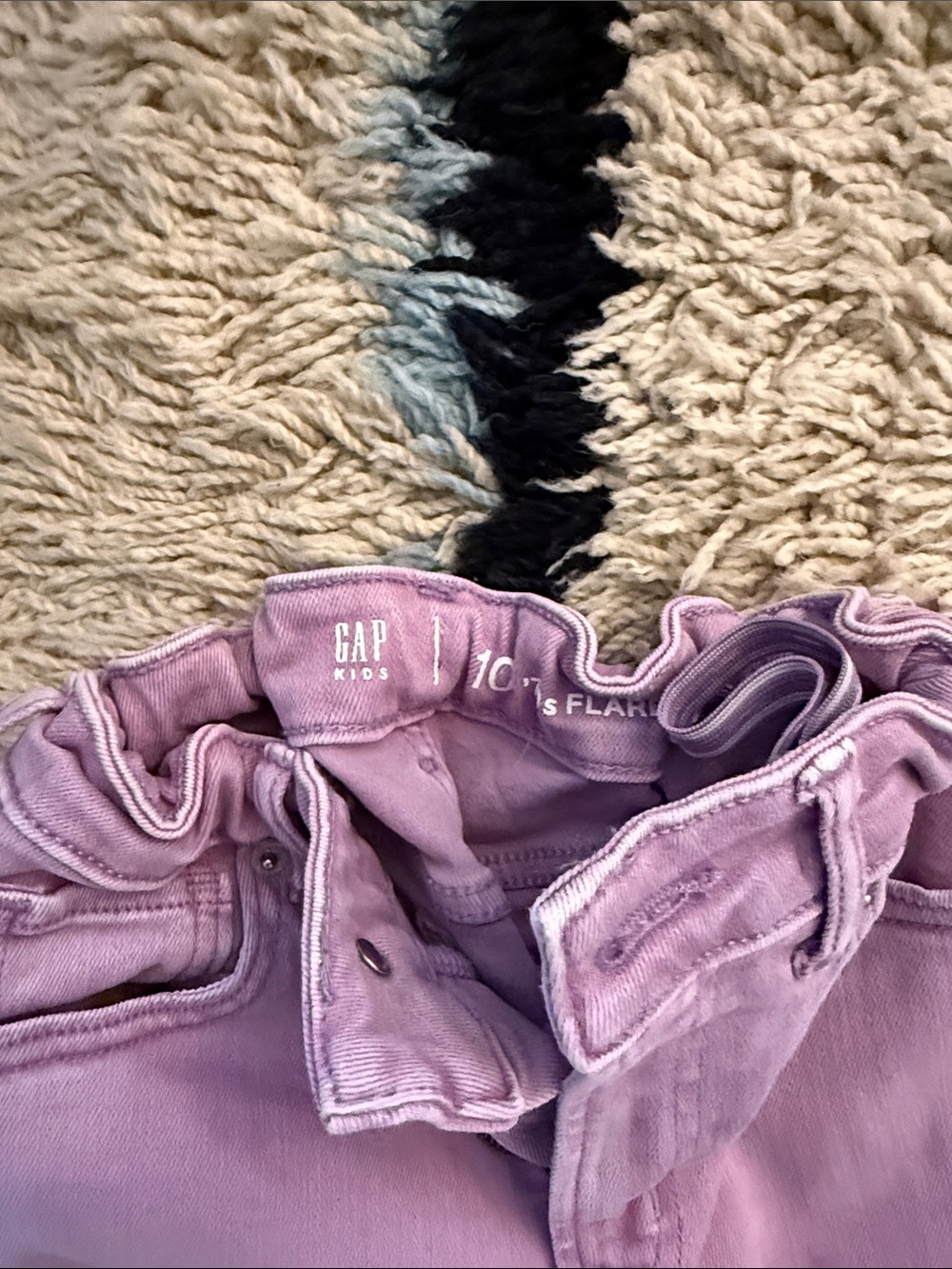 GAP Lavender/Pink Kids Denim Jacket and Pants Set - Picture 7 of 9